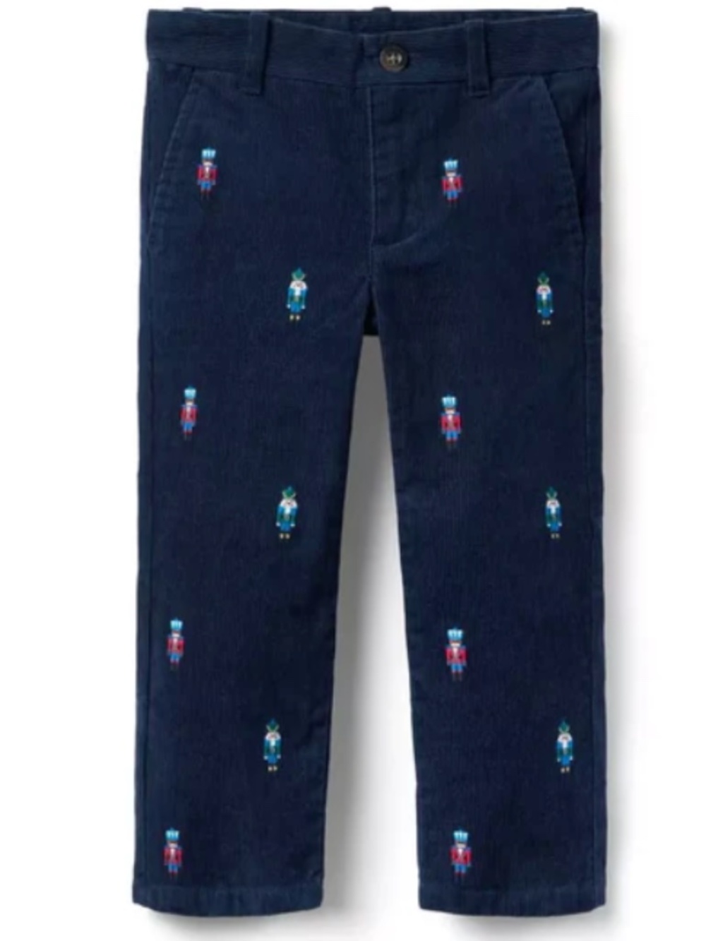 Janie and Jack The Embroidered Nutcracker Corduroy Pant (Size 3T)